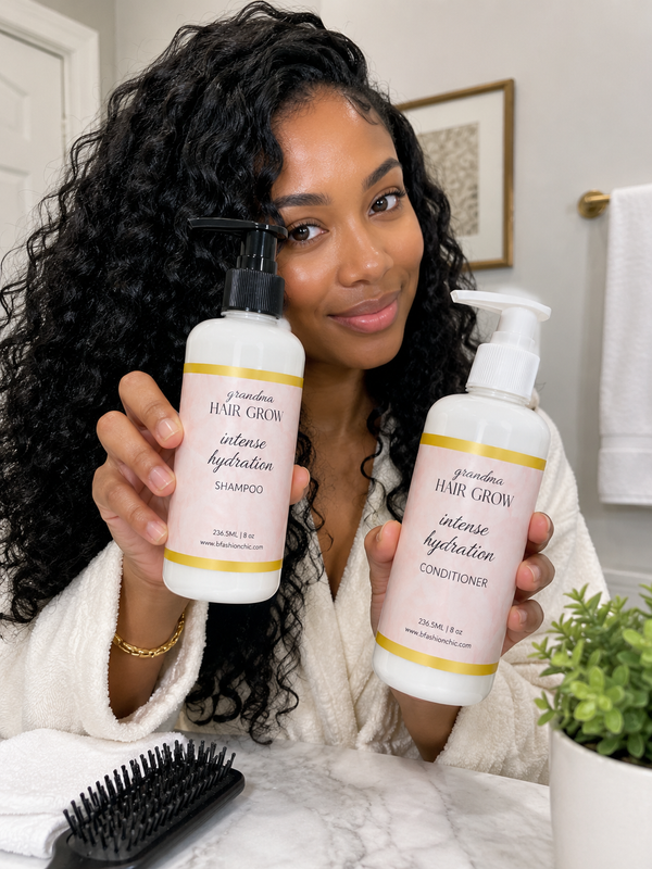 Intense hydration shampoo &conditionner set