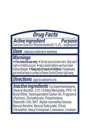 Degree 48 H antiperspirant deodorant 2.6 oz pack of 5