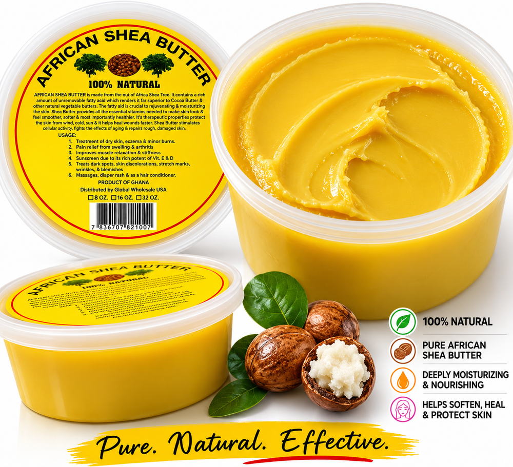 African Shea butter 100 % natural for skin & hair