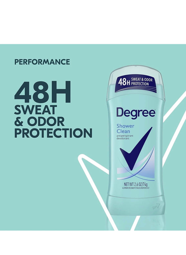 Degree 48 H antiperspirant deodorant 2.6 oz pack of 5