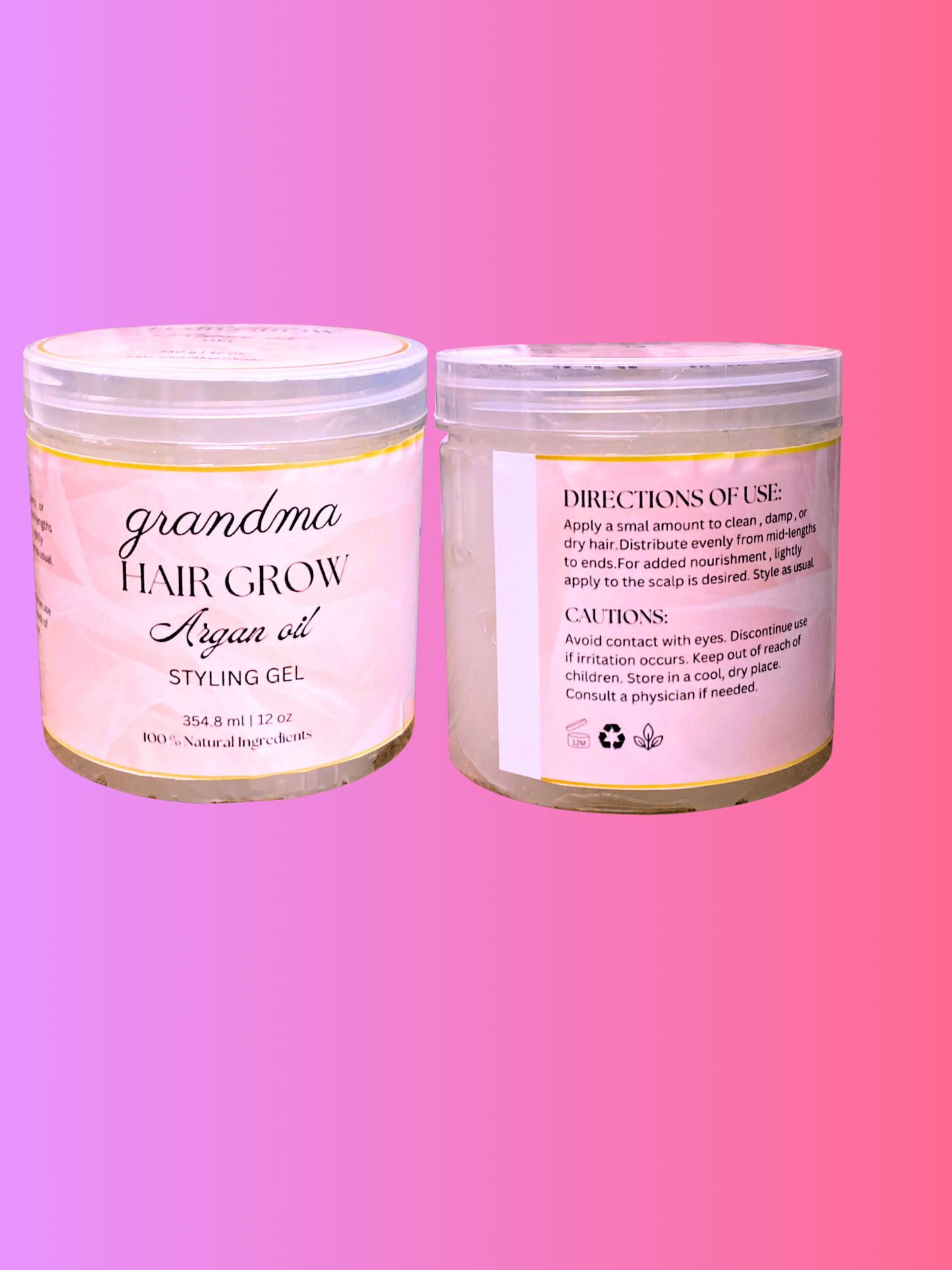 Argan oil styling gel