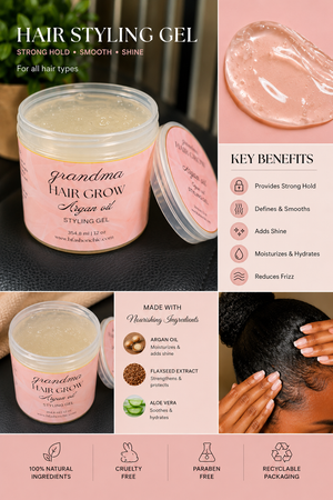 Argan oil styling gel