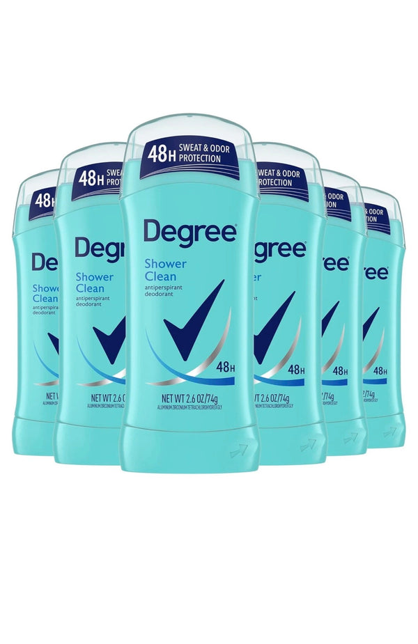 Degree 48 H antiperspirant deodorant 2.6 oz pack of 5