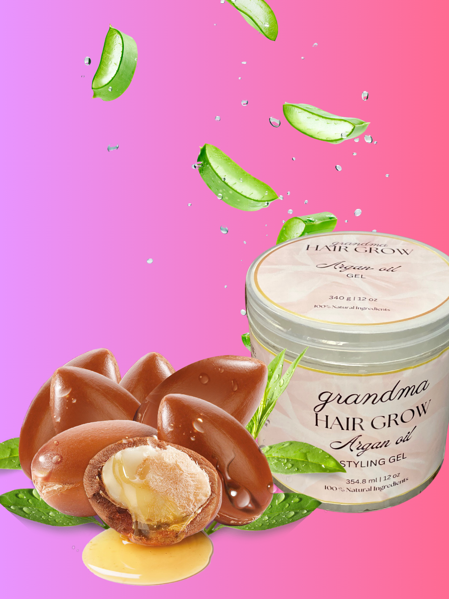 Argan oil styling gel